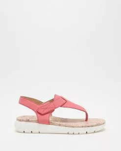 Naturalizer Lincoln Backstrap Sandals Coral