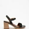 Naturalizer Rose Block Heel Black