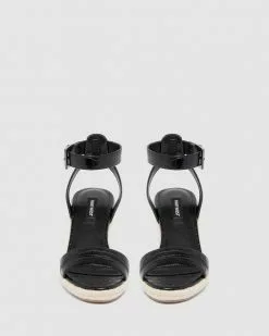 Nine West Joie BLACK TEXTURE -Sandals Sales Shop http3A2F2Fstatic.theiconic.com .au2Fp2Fnine west 0418 1352841 3