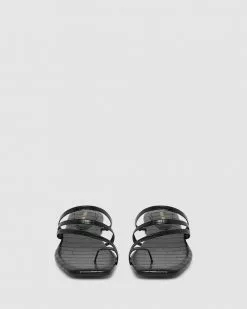 Nine West Darbie BLACK TEXTURE -Sandals Sales Shop http3A2F2Fstatic.theiconic.com .au2Fp2Fnine west 0791 4552841 3