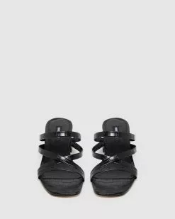 Nine West Remy BLACK CROC -Sandals Sales Shop http3A2F2Fstatic.theiconic.com .au2Fp2Fnine west 5830 9078511 3