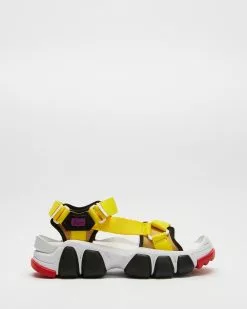 Onitsuka Tiger Dentigre Strap - Unisex White & Vibrant Yellow