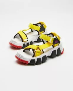 Onitsuka Tiger Dentigre Strap - Unisex White & Vibrant Yellow -Sandals Sales Shop http3A2F2Fstatic.theiconic.com .au2Fp2Fonitsuka tiger 0651 6461621 4