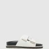 Oxford Aria Leather Sandals White