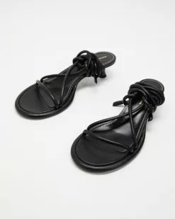 Proenza Schouler Pipe Ankle Tie Sandals Black -Sandals Sales Shop http3A2F2Fstatic.theiconic.com .au2Fp2Fproenza schouler 4563 9225321 3