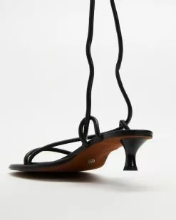 Proenza Schouler Pipe Ankle Tie Sandals Black -Sandals Sales Shop http3A2F2Fstatic.theiconic.com .au2Fp2Fproenza schouler 4563 9225321 4