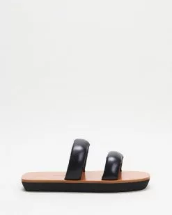 Proenza Schouler Mono Puffy Slides Nappa Lamb Black & Siena -Sandals Sales Shop http3A2F2Fstatic.theiconic.com .au2Fp2Fproenza schouler 9364 2325321 3