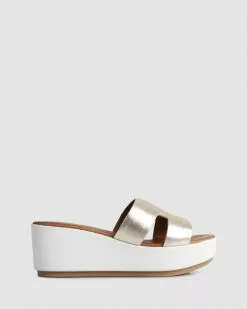 S by Sempre Di Tammy Sandals Gold