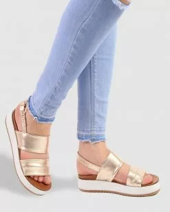 S by Sempre Di Claire Flatforms Gold -Sandals Sales Shop http3A2F2Fstatic.theiconic.com .au2Fp2Fs by sempre di 2383 7185341 5