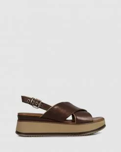 S by Sempre Di Blossom Platforms Dark Brown
