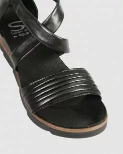 S by Sempre Di Carrie Wedge Sandals Nero -Sandals Sales Shop http3A2F2Fstatic.theiconic.com .au2Fp2Fs by sempre di 2472 9326041 4