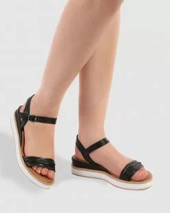 S by Sempre Di Shantia Platforms Black -Sandals Sales Shop http3A2F2Fstatic.theiconic.com .au2Fp2Fs by sempre di 2501 2185341 5