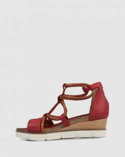 S by Sempre Di Ailin Wedge Sandals Scarlet 6003/mustard 5051 -Sandals Sales Shop http3A2F2Fstatic.theiconic.com .au2Fp2Fs by sempre di 3142 3828441 3