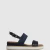 S by Sempre Di Placida Sandals Navy