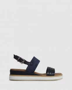 S by Sempre Di Placida Sandals Navy