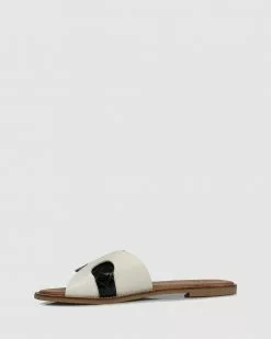 S by Sempre Di Dona Flat Sandals Mntrl Bone/black -Sandals Sales Shop http3A2F2Fstatic.theiconic.com .au2Fp2Fs by sempre di 3229 6085341 3