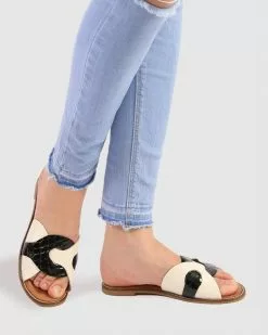 S by Sempre Di Dona Flat Sandals Mntrl Bone/black -Sandals Sales Shop http3A2F2Fstatic.theiconic.com .au2Fp2Fs by sempre di 3233 6085341 5