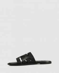 S by Sempre Di Edna Flat Sandals Black/black -Sandals Sales Shop http3A2F2Fstatic.theiconic.com .au2Fp2Fs by sempre di 3261 5085341 3