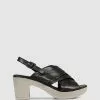 S by Sempre Di Mahsa Block Sandals Black
