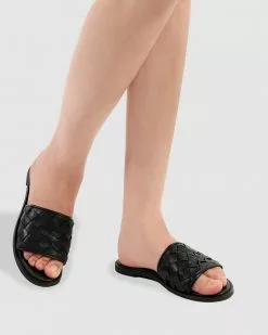 S by Sempre Di Shyla Flat Sandals Black -Sandals Sales Shop http3A2F2Fstatic.theiconic.com .au2Fp2Fs by sempre di 3884 9085341 5