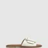 S by Sempre Di Katrina Flat Sandals Mntrl Bone