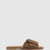 S by Sempre Di Katrina Flat Sandals Zrgz Brown