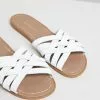 Saltwater Sandals Womens Retro Slides White