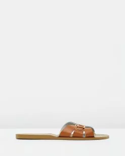 Saltwater Sandals Classic Slides Tan