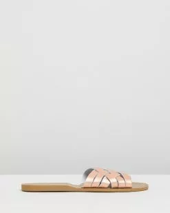 Saltwater Sandals Womens Retro Slides Rose Gold -Sandals Sales Shop http3A2F2Fstatic.theiconic.com .au2Fp2Fsaltwater sandals 9335 431066 3