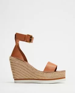 See By Chloé Glyn Wedge Espadrilles Natural Calf