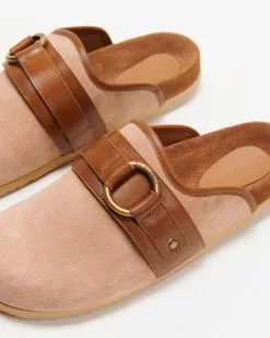 See By Chloé Gema Mules Powder & Texan Calf -Sandals Sales Shop http3A2F2Fstatic.theiconic.com .au2Fp2Fsee by chloe 9280 5198121 5