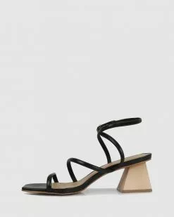 Sempre Di Aidaly Block Sandals Black -Sandals Sales Shop http3A2F2Fstatic.theiconic.com .au2Fp2Fsempre di 2267 0165541 3