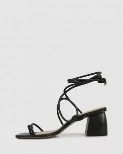 Sempre Di Evelyn Block Sandals Black -Sandals Sales Shop http3A2F2Fstatic.theiconic.com .au2Fp2Fsempre di 3285 9065541 3