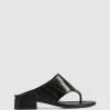 Sempre Di Dunston Sandals 134-black Croco