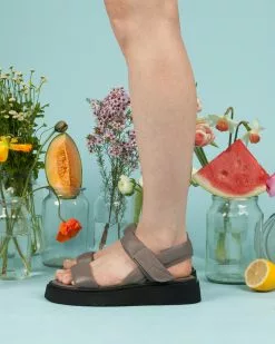 Sempre Di Kerry Flatforms 376-dk Grey -Sandals Sales Shop http3A2F2Fstatic.theiconic.com .au2Fp2Fsempre di 4142 0776141 5