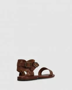 Sempre Di Rania Flat Sandals 13 Cuoio -Sandals Sales Shop http3A2F2Fstatic.theiconic.com .au2Fp2Fsempre di 4166 6924141 2