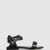 Sempre Di Rania Flat Sandals Nero