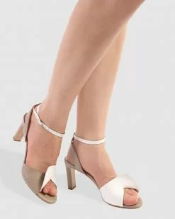 Sempre Di Merrina Heeled Sandals Vizon/white -Sandals Sales Shop http3A2F2Fstatic.theiconic.com .au2Fp2Fsempre di 8572 9622931 5