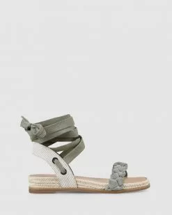 Siren Volcanic Olive Kid Suede