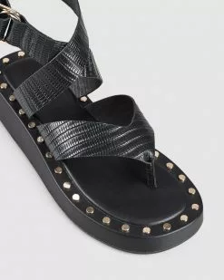 Siren Yolo Black Lizard Emboss -Sandals Sales Shop http3A2F2Fstatic.theiconic.com .au2Fp2Fsiren 1868 2195441 4