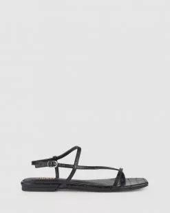 Siren Sahara Black Croc Emboss