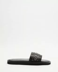 Sol Sana Cleo Slides Black