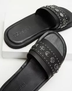 Sol Sana Cleo Slides Black -Sandals Sales Shop http3A2F2Fstatic.theiconic.com .au2Fp2Fsol sana 0685 1100331 4