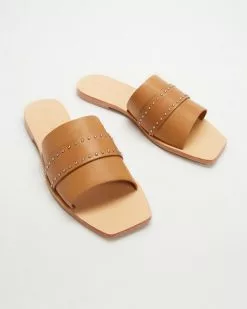 Sol Sana Dallas Slides Tan