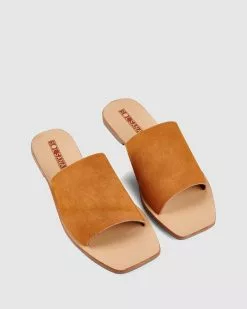 Sol Sana Mila Slides Toffee Suede -Sandals Sales Shop http3A2F2Fstatic.theiconic.com .au2Fp2Fsol sana 2006 0551421 4