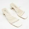Sol Sana Lottie Mules White Leather