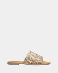 Sol Sana Teresa Slides White Snake