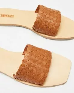 Sol Sana Marigold Slides Toffee -Sandals Sales Shop http3A2F2Fstatic.theiconic.com .au2Fp2Fsol sana 5151 0432111 3