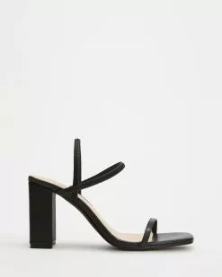 Sol Sana Lily Heels Black