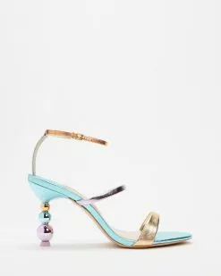 Sophia Webster Rosalind Pearl Mid Sandals Multi Metallic